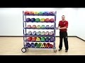 Durable Ball Rack Holds Up to 84 Balls Durable Ball Rack Holds Up to 84 Balls