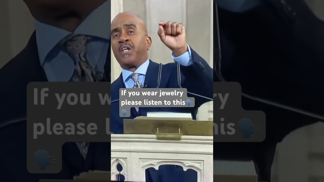 Pastor Gino Jennings If Your Wear Jewelry Listen To This It S In The Bible 
