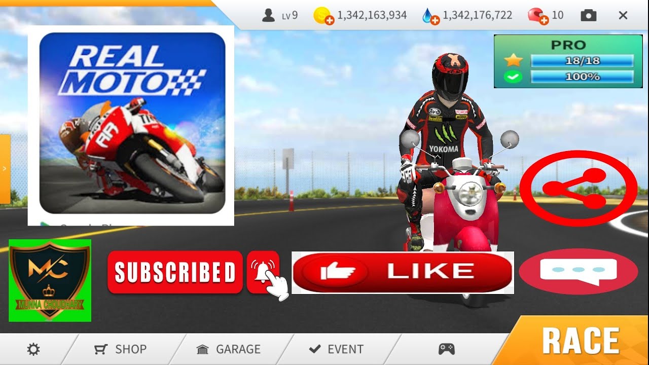 Real Moto Episodes 7 C Class Campaign Pro Map Good Day Raceway Park Level 1