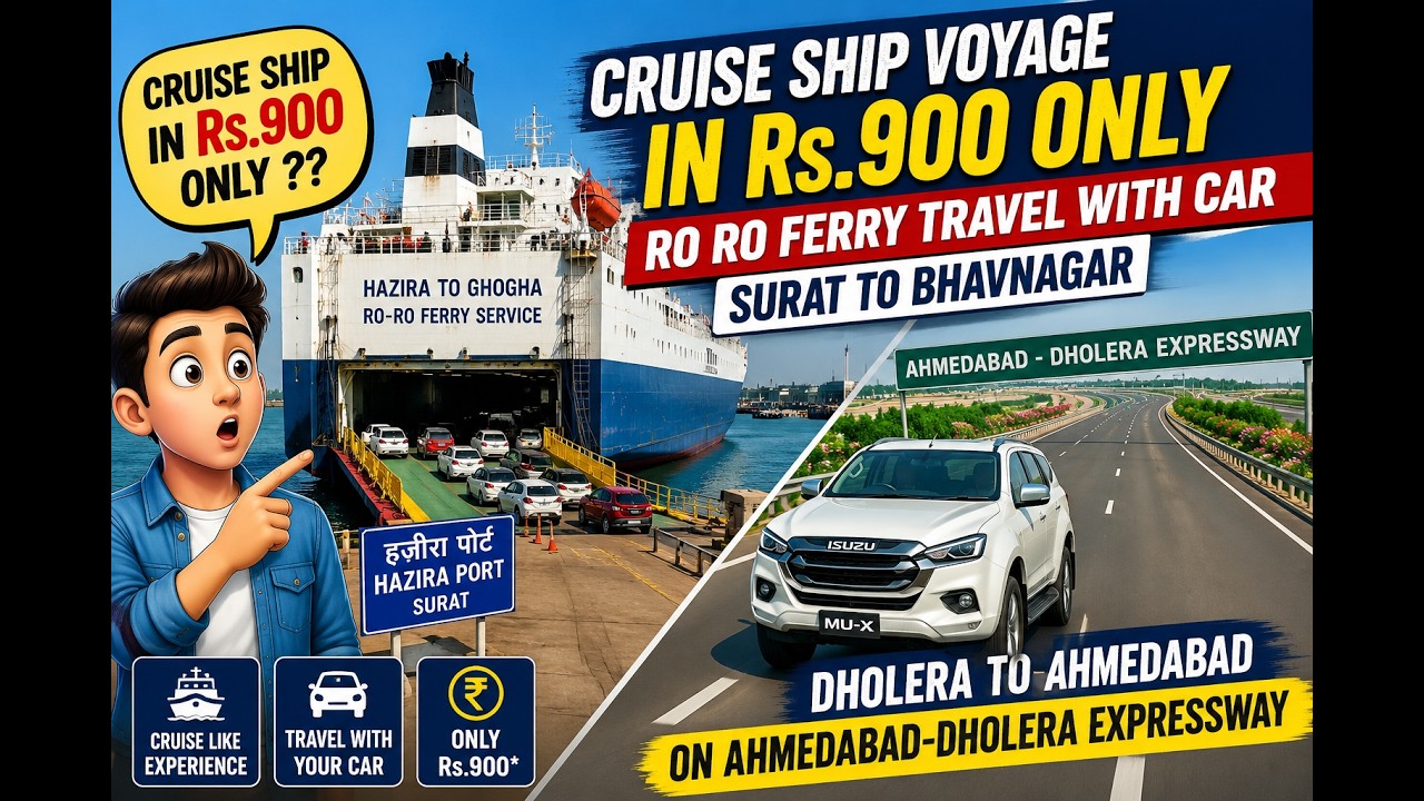 A Comprehensive Guide to the Hazira-Ghogha Ro-Ro Ferry and Dholera Expressway