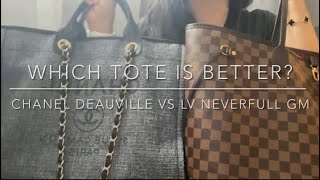 CHANEL DEAUVILLE VS LOUIS VUITTON NEVERFULL 