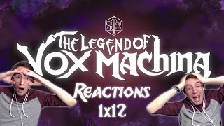 The Legends of Vox Machina Reactions 1x12 | A MASTERFUL ENDING