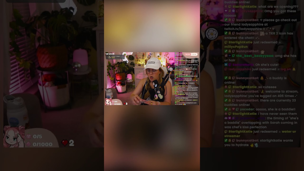 opening my first peach riot (punk fairy) 🧚 on stream! #blindbox