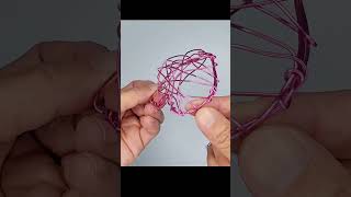 2-Min Tutorial: How to Make a Wired Heart #preservedflowers #diy #flowerdesign