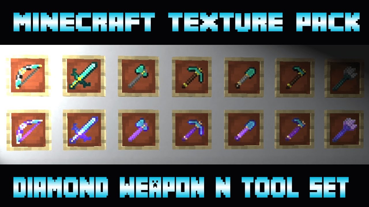 TEXTURE PACK TUTORIAL - DIAMOND SWORD #minecraft #minecrafttutorial #m