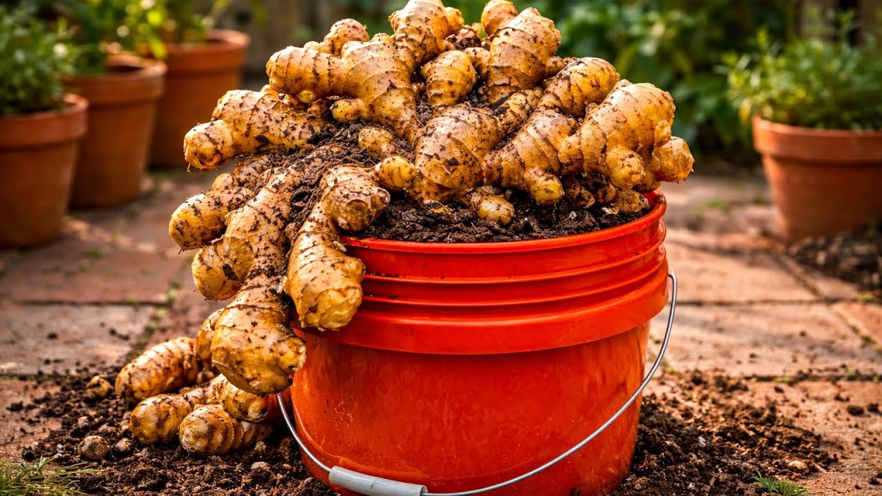 How to Grow Giant Ginger in 5-Gallon Buckets (Complete Guide)
