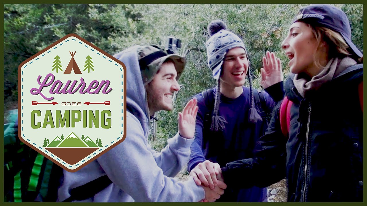 LAUREN ELIZABETH GOES CAMPING - Take a Hike! W/ Lauren, Hudson and Denis