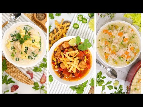 Chicken Soup - 3 Delicious Ways | Fall Recipes | Quick + Easy