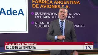 El ojo de la tormenta, el editorial de Pablo Rossi