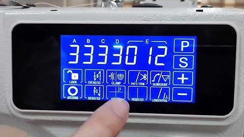 siruba DL7200B Reset