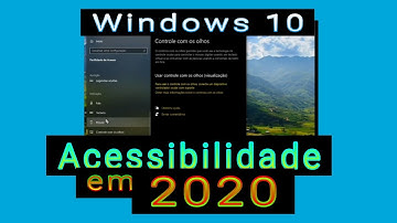 Windows 10 resumão de acessibilidade