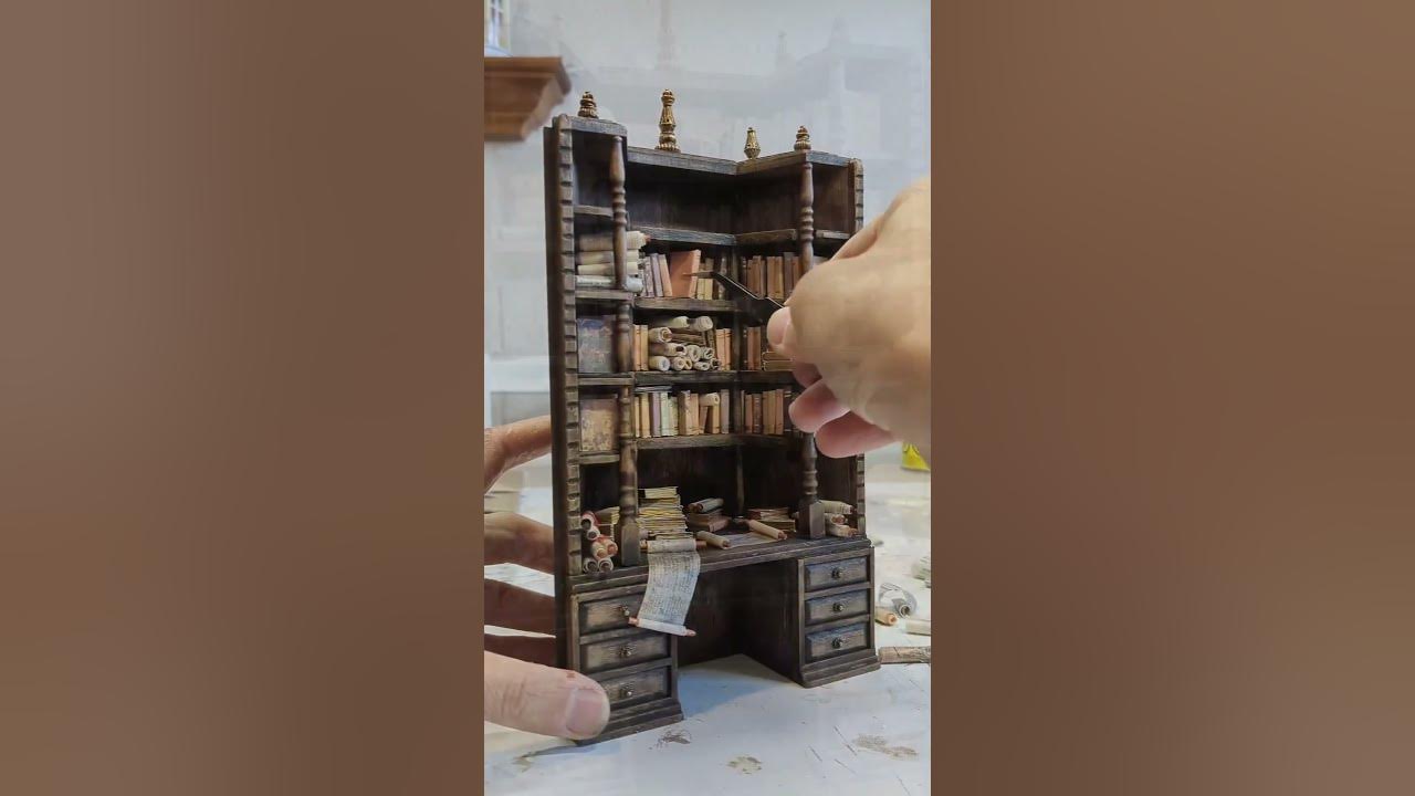 Super Easy way to Make Realistic Miniature Books (Really Quickly