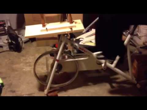 homemade spin bike