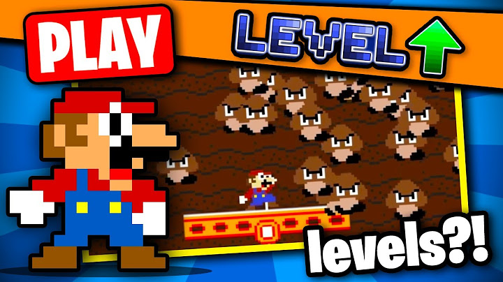 LEVEL UP Mario Levels BUT you can PLAY them?!