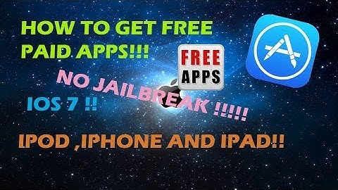 **NO JAILBREAK**How To Ge Free Paid Apps On IPod ,IPad and IPhone !! **NEW** 2014 !!