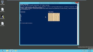How to check User Account Password Expirydate using powershell