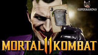 Trash Talker Eats 550 Damage Combo & Gets Angry Lol - Mortal Kombat 11 Joker Gameplay