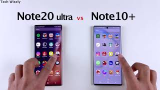 SAMSUNG Note 10 Plus против Note 20 Ultra 5G | ТЕСТ СКОРОСТИ