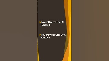 Difference between Power query and Power Pivot #powerbi interview questions #powerbi #dataanalytics