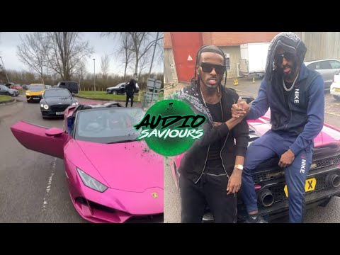 Twin S With A Convoy Of Super Cars & Bulletproof Trucks For His Brother Twin S Fresh Home Video