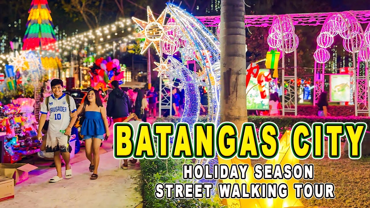 BATANGAS CITY | Holiday Vibes and Tasty Bites! 🎄🍴 Exploring Batangas Capital's Festive Plaza!