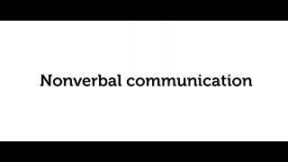 5. Nonverbal Communication