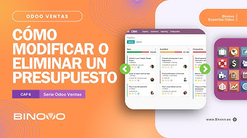 ODOO Ventas | Tutorial 6 📌 Como modificar y eliminar un presupuesto