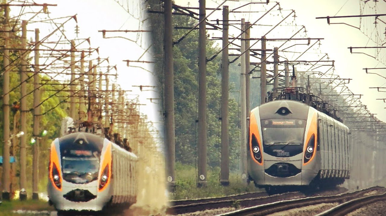 High-speed HRCS2-004 Intercity+ Kiev - Lviv Express - YouTube