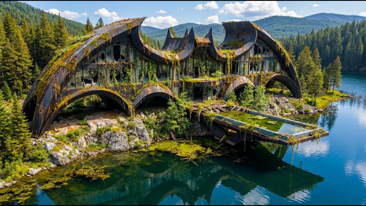 Decayed Bat We Restored an ABANDONED $50M Bat-Wing Mansion — 15 Years of Decay ...