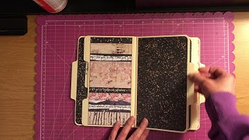 File Folder Mini Album Using Prima Marketing Wild & Free Collection