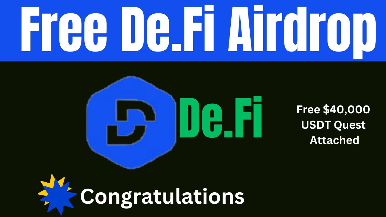 How to claim free De.Fi Airdrop || No gas fee- Claim now (Time Sensitive).