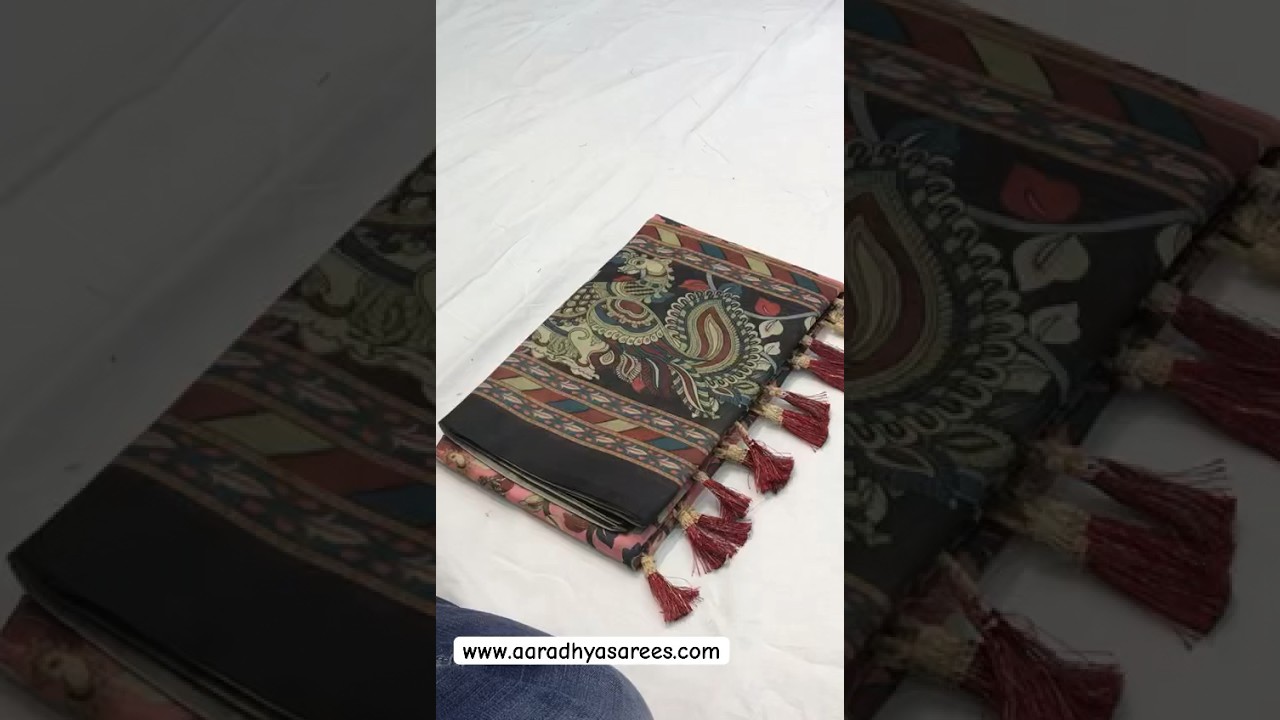 Soft Cotton Kalamkari Printed Saree