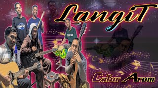 Catur Arum - Langit | Cover Dangdut Koplo Akustik - Pengamen Banyuwangi