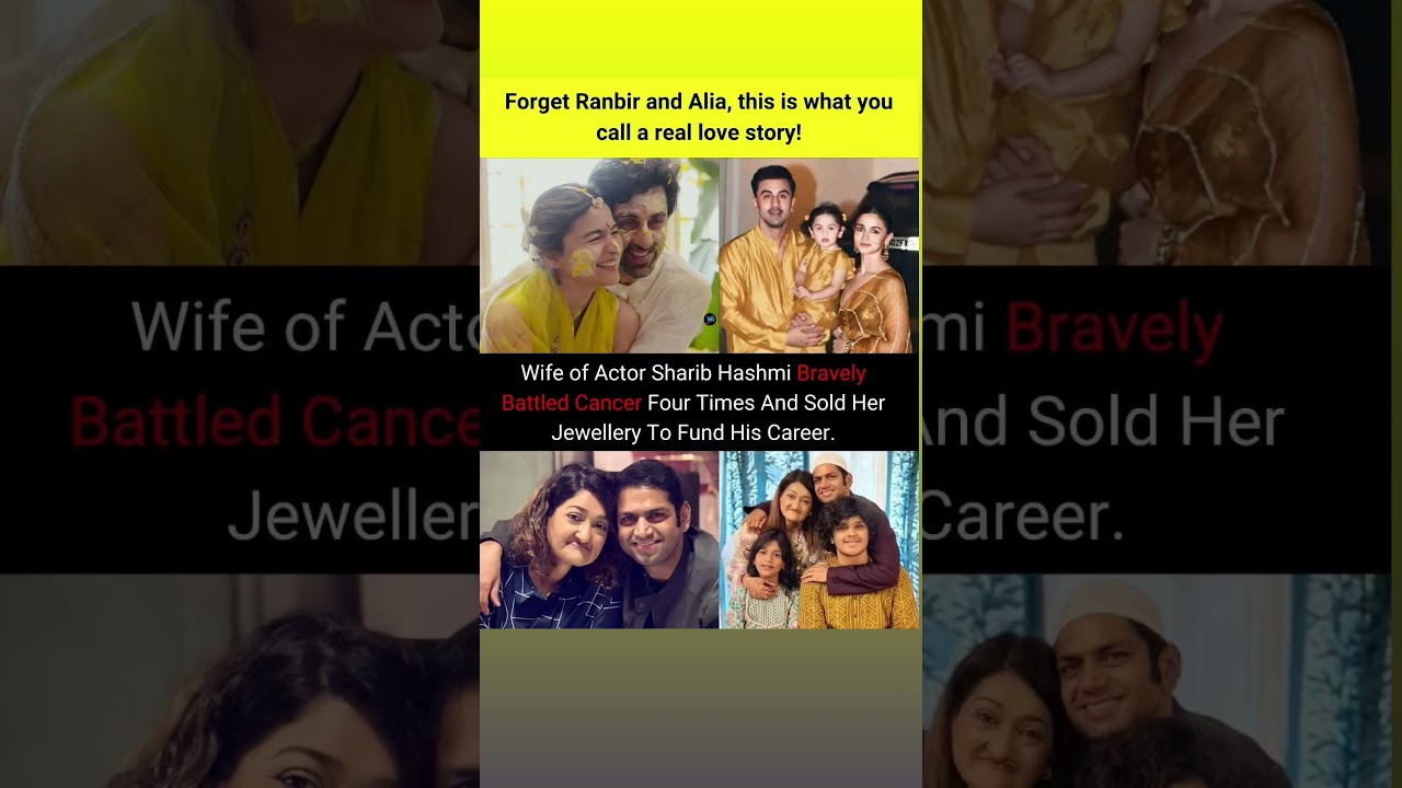 The relationship between actor Sharib Hashmi and his wife, Nasreen, is a powerful 