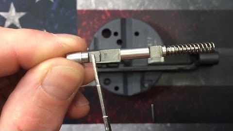 Sig Sauer P226 firing pin removal, cleaning and reassembly.