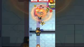 Hero Wizard Destroyed Everything 😱@ClashRoyale @supercell