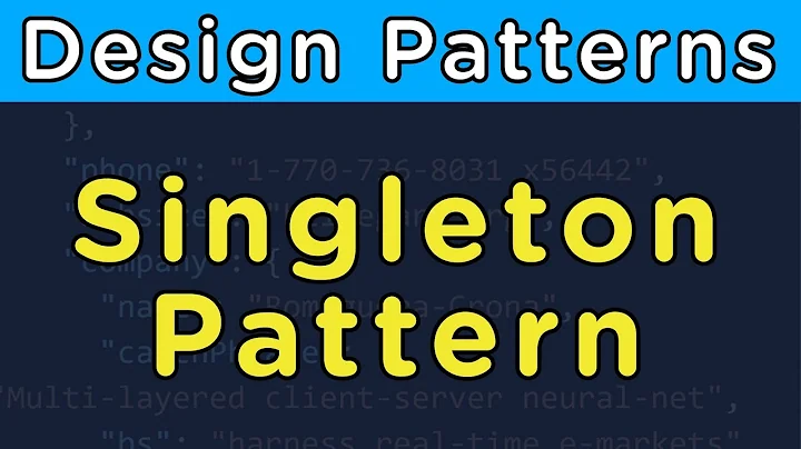 Singleton Pattern - Design Patterns