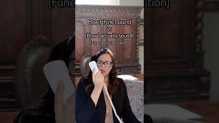 HOW I THINK I SOUND vs HOW I ACTUALLY SOUND (Funeral Director Edition) #funeraldirector #funeralhome