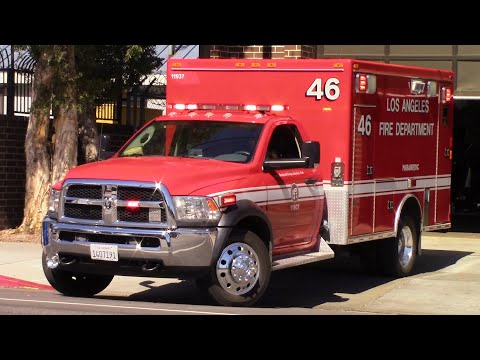LAFD Rescue 46 Responding