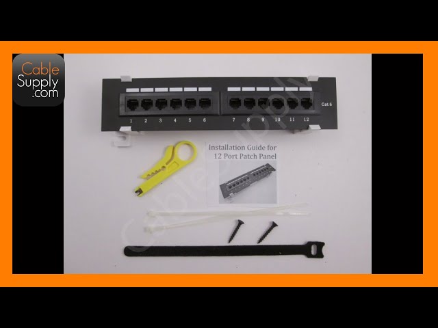 How to Install Patch Panel and Switch?