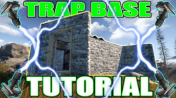 *EASY TRAP* Auto Door Close & Tesla Coil Trap Base Design | Rust Electricity Tutorial