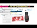 Disk is Write Protected: Pendrive / USB Format Problem 100% FIX #memory #HDD #sdd #knowledge
