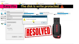 Disk is Write Protected: Pendrive / USB Format Problem 100% FIX  #memory #HDD #sdd #knowledge