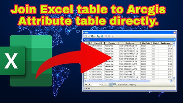 How to Excel table in Arcgis attribute table? #arcgis #gis #arcgistutorial #esri