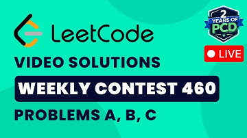 Leetcode Weekly Contest 460 | Video Solutions - A to C | by Vibhaas | TLE Eliminators