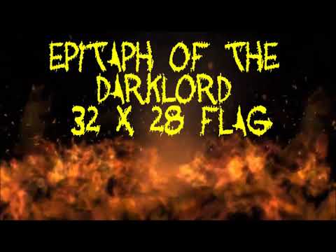 Day of Doom -Limited Edition Epitaph of the Darklord 32 x 28 flag Available Now