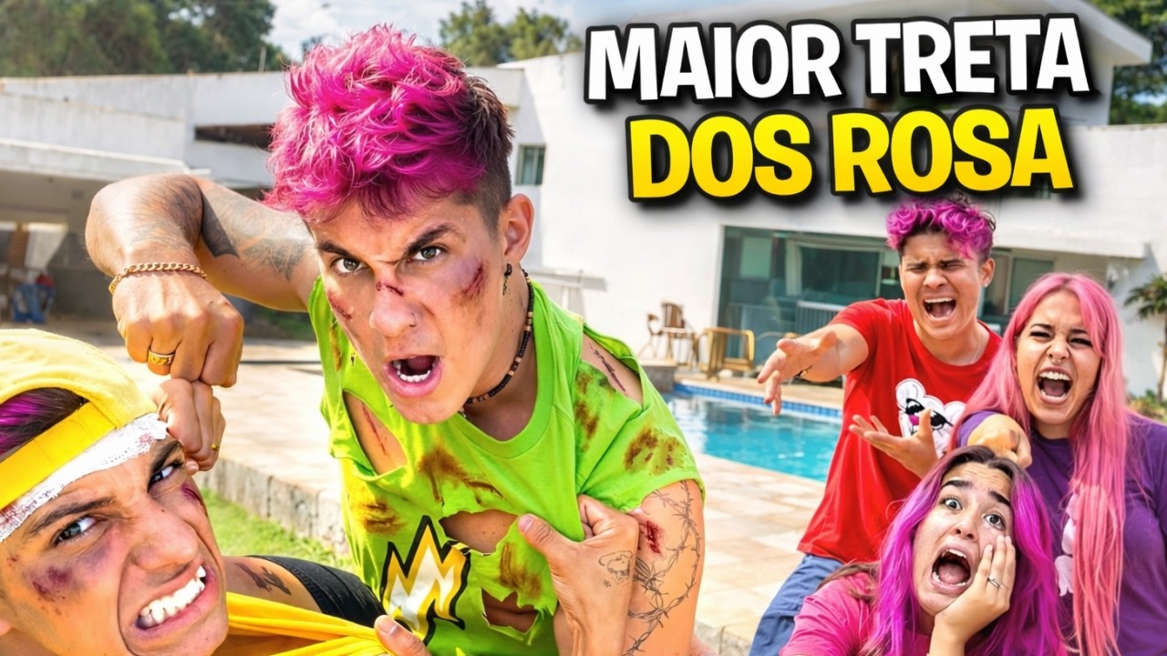 ESSA FOI A MAIOR TRETA DOS ROSA Rompimento entre Leozin e Void!