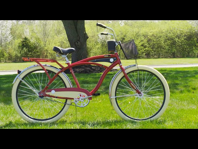 Men's Cruiser Bike - 26 Inch Bicycle, Huffy Deluxe™ - YouTube