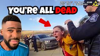 Woman Meets Karma After Running from The WRONG Cops -  4th Police Chase
