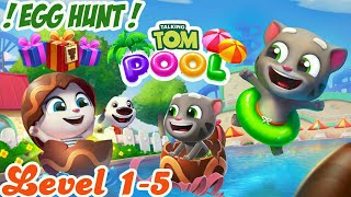 Talking Tom Pool - Egg Hunt Level 1-5 screenshot 4